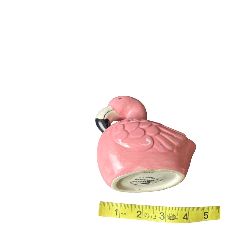 Pink‎ Flamingo Ceramic Sponge Holder Kitchen Sink Caddy Planter Dish Decor As is - Picture 8 of 8